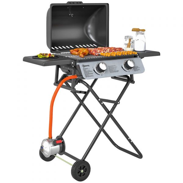 Barbecue weber traveler a gas da viaggio colore nero