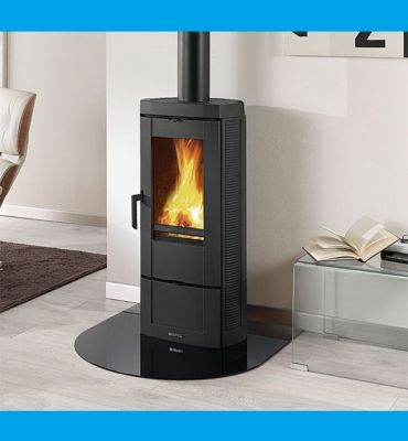 Stufa A Legna In Ghisa ECO - 7,4 KW, Libera Installazione, Design Ecologico - Foto 1